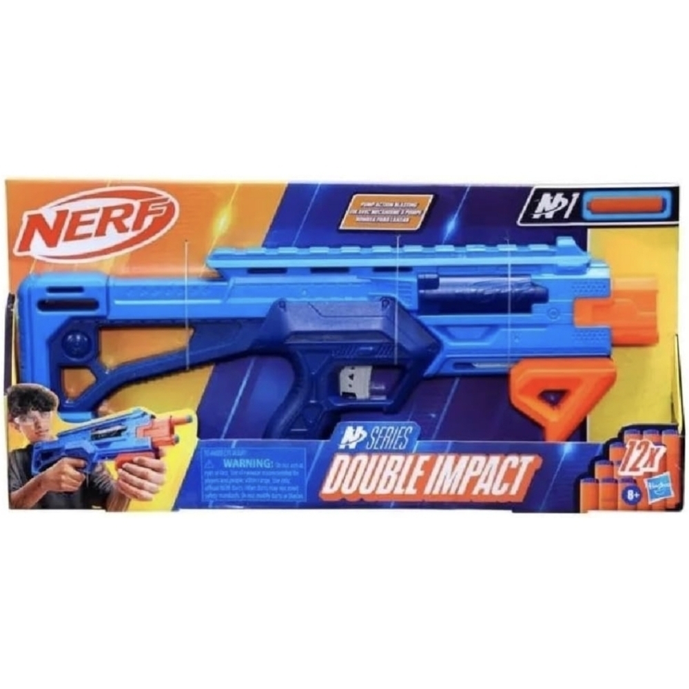 Nerf N Series Double Impact Blaster – Includes 12 N1 Darts – New in Box - Picture 3 of 6